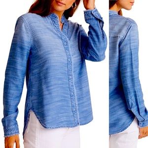 BELLA DAHL | fray shirt